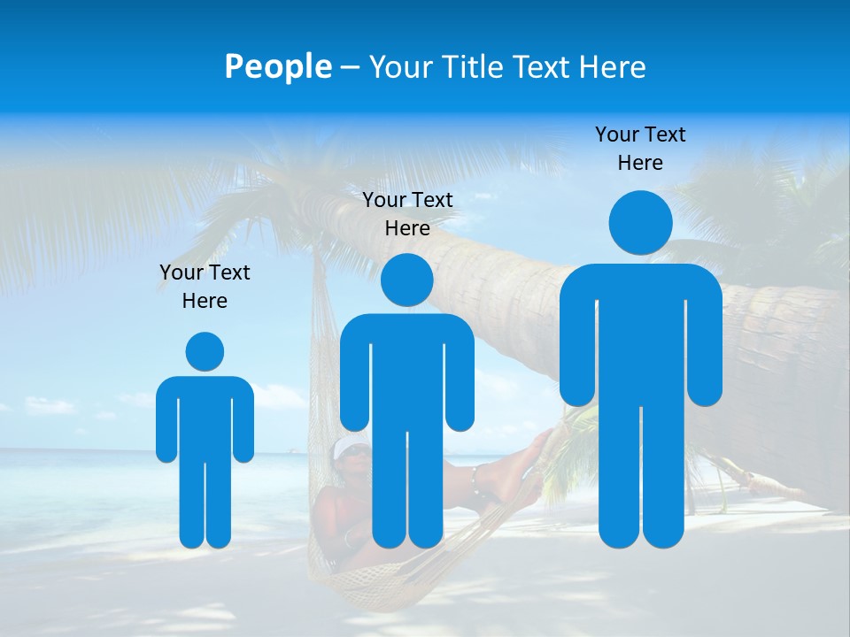 Ocean Bracelet Woman PowerPoint Template