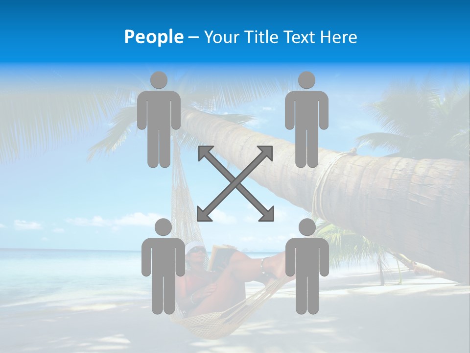 Ocean Bracelet Woman PowerPoint Template