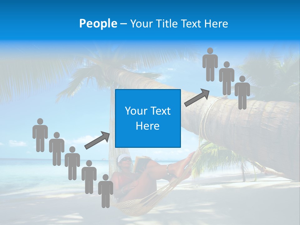 Ocean Bracelet Woman PowerPoint Template