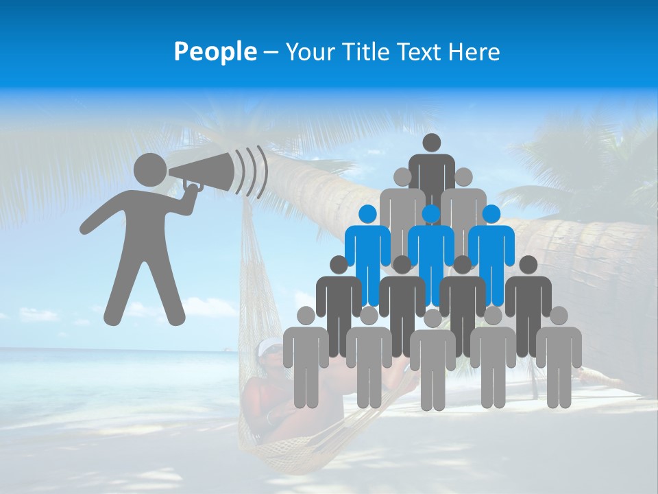 Ocean Bracelet Woman PowerPoint Template