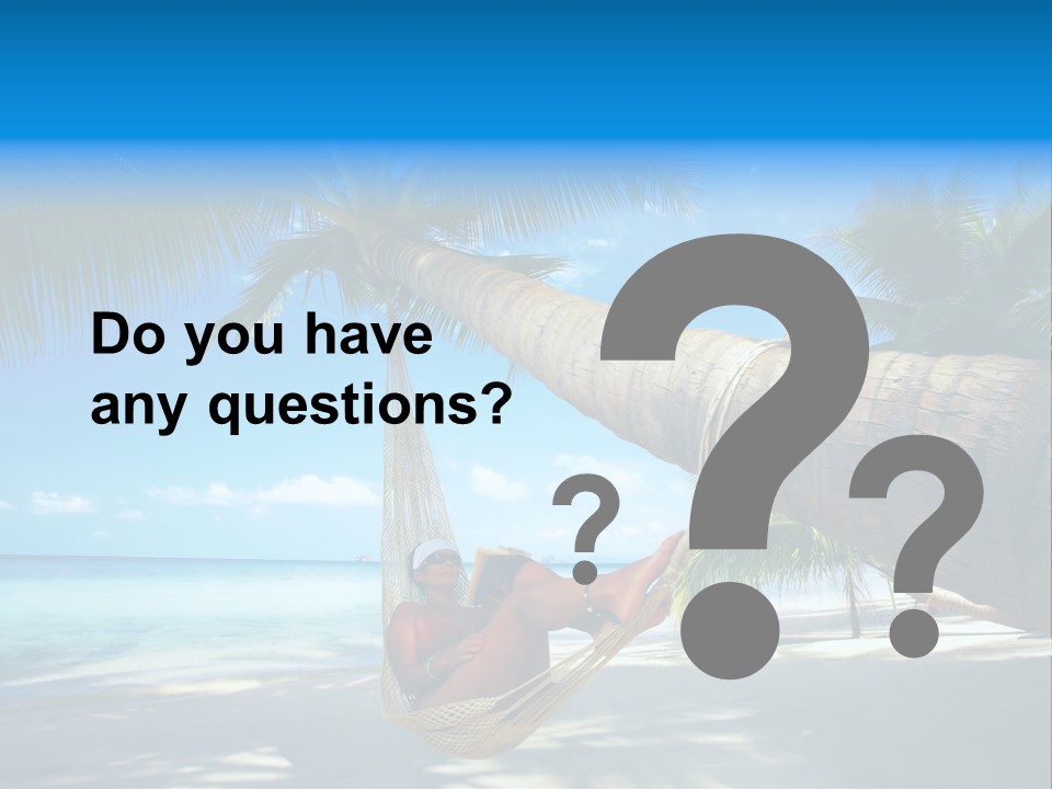 Ocean Bracelet Woman PowerPoint Template