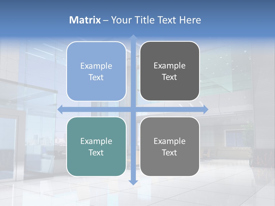 Business Architecture Roof PowerPoint Template