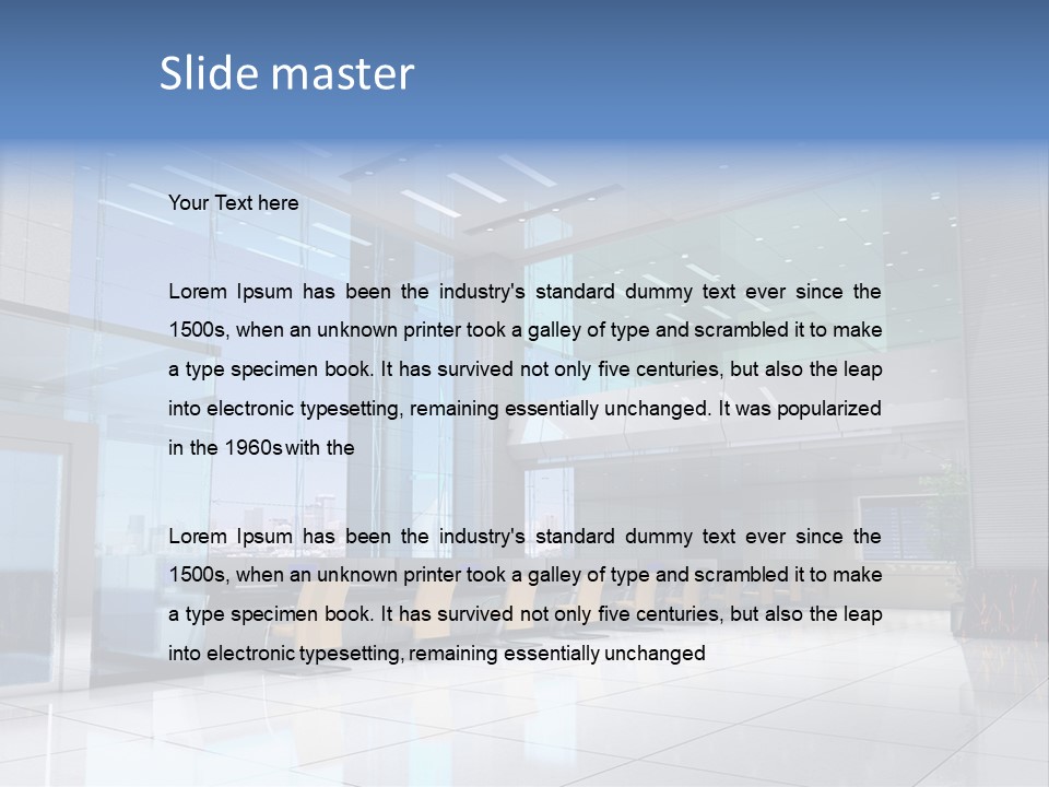 Business Architecture Roof PowerPoint Template