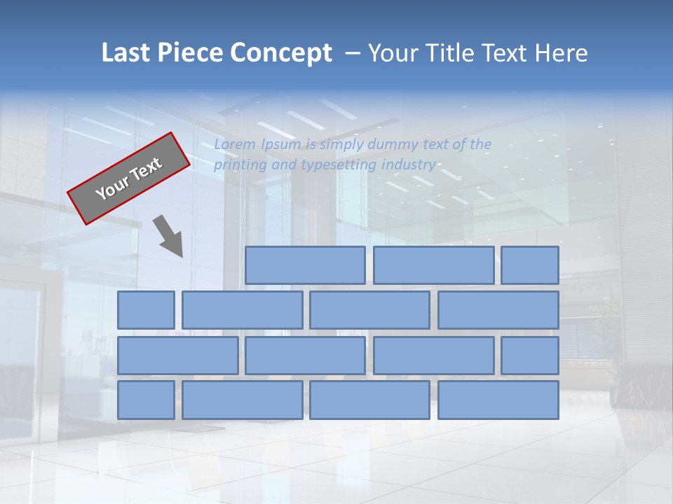 Business Architecture Roof PowerPoint Template