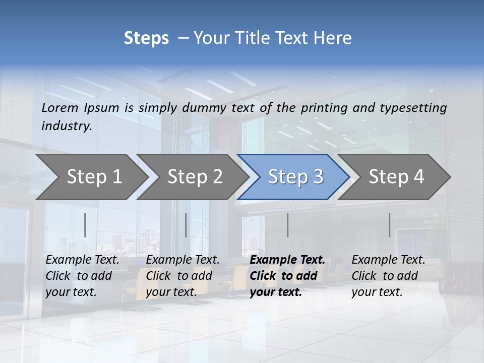 Business Architecture Roof PowerPoint Template