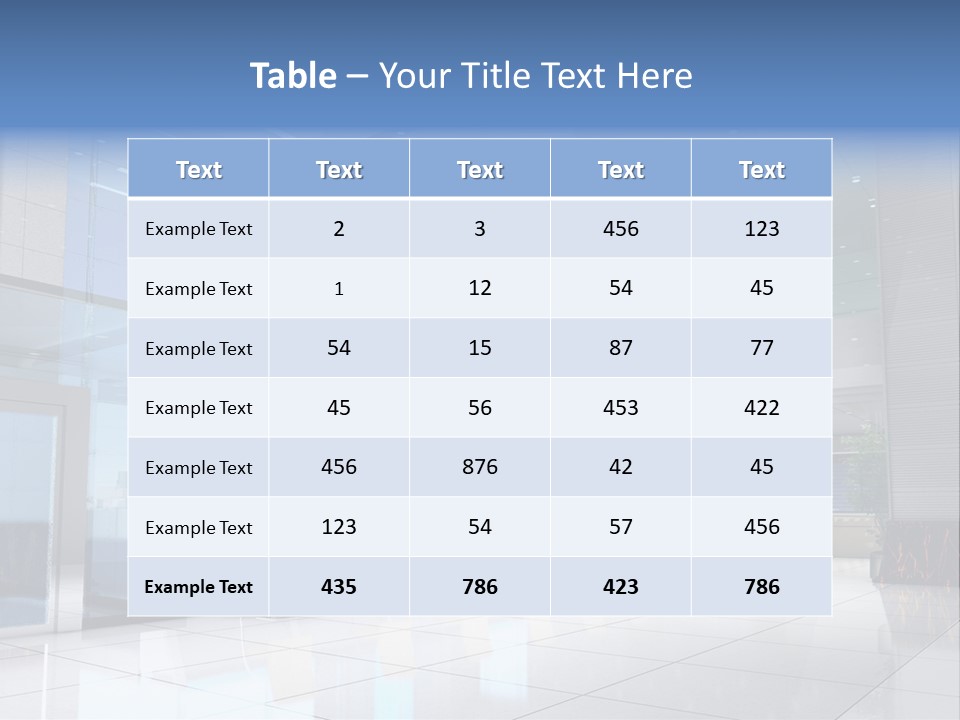 Business Architecture Roof PowerPoint Template