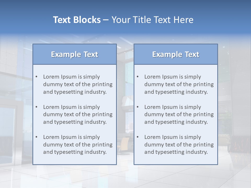 Business Architecture Roof PowerPoint Template