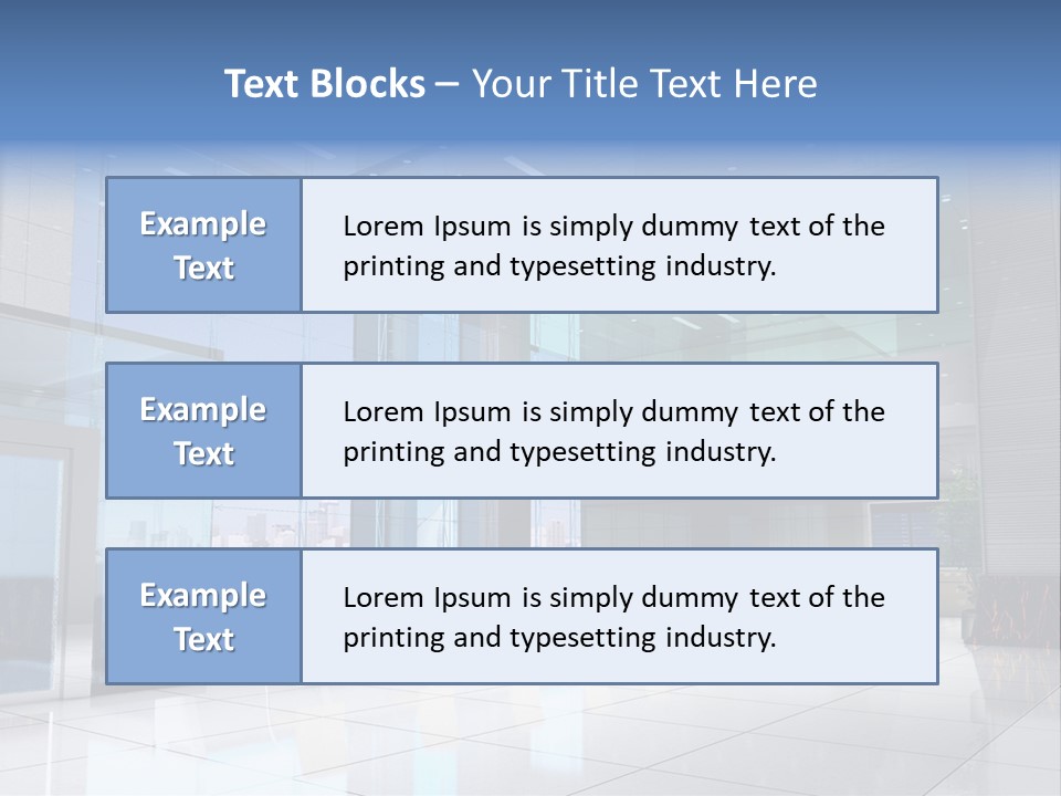 Business Architecture Roof PowerPoint Template
