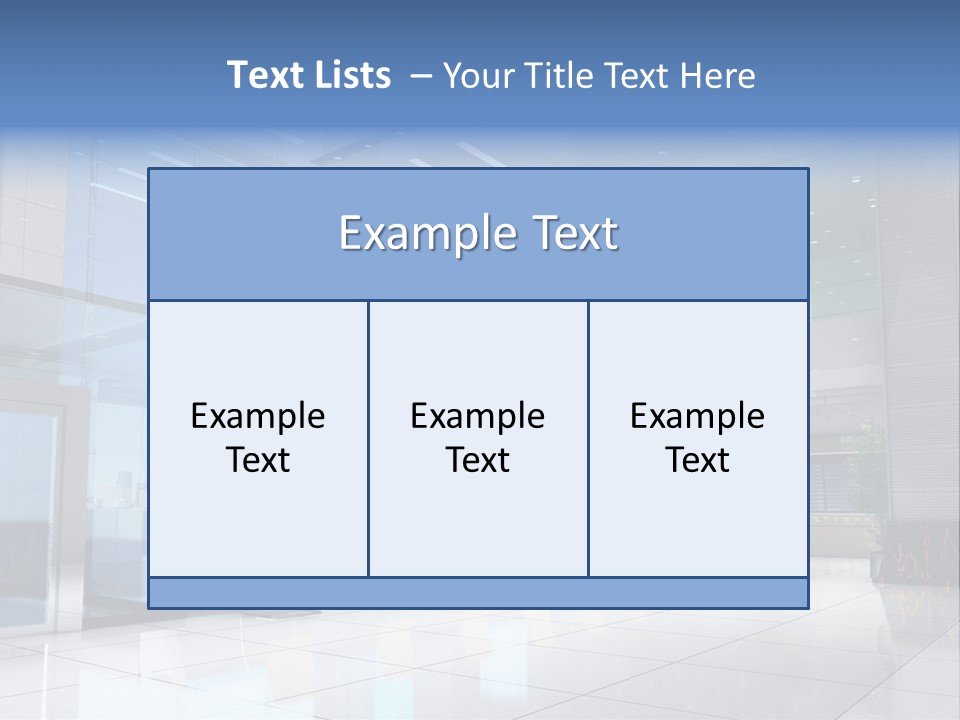Business Architecture Roof PowerPoint Template