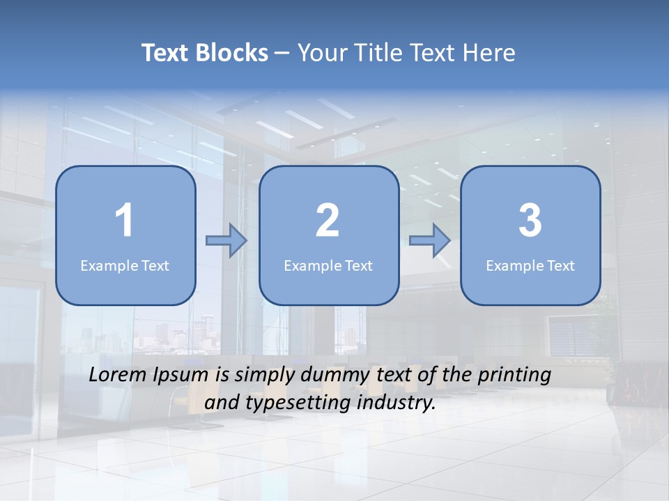 Business Architecture Roof PowerPoint Template