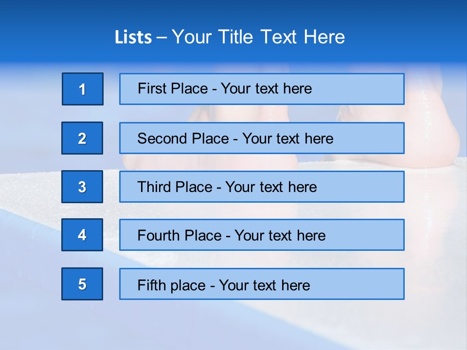 Danger Vacation Splash PowerPoint Template