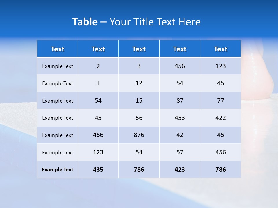 Danger Vacation Splash PowerPoint Template
