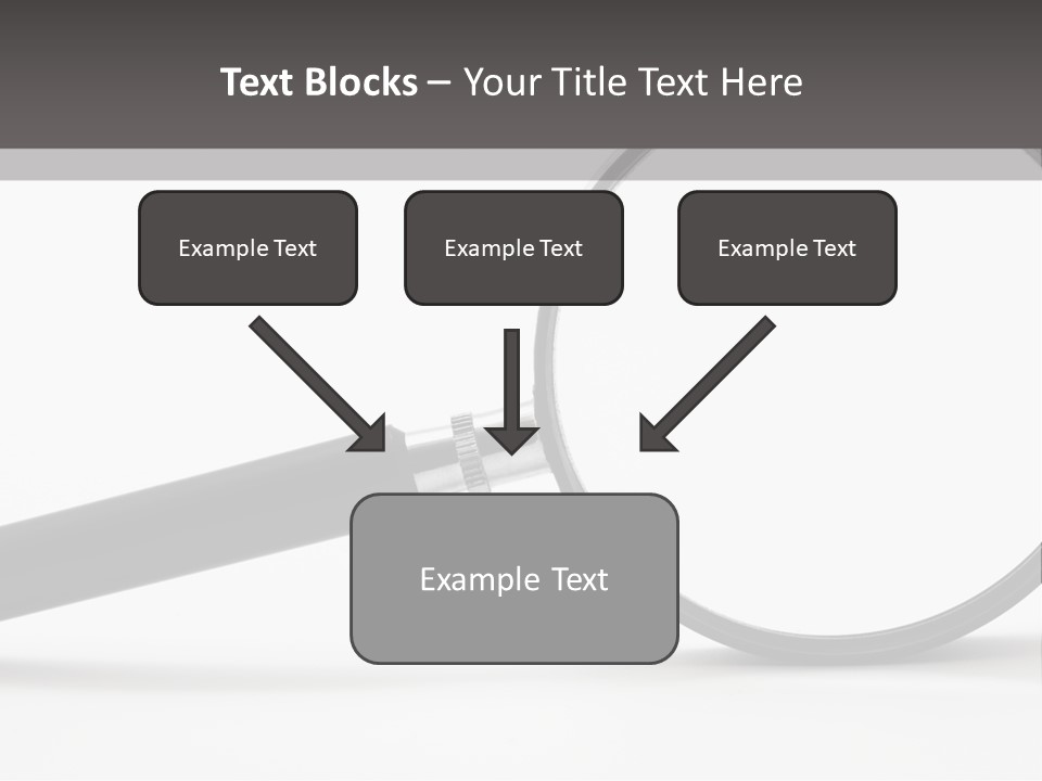 Magnify Detective Symbol PowerPoint Template