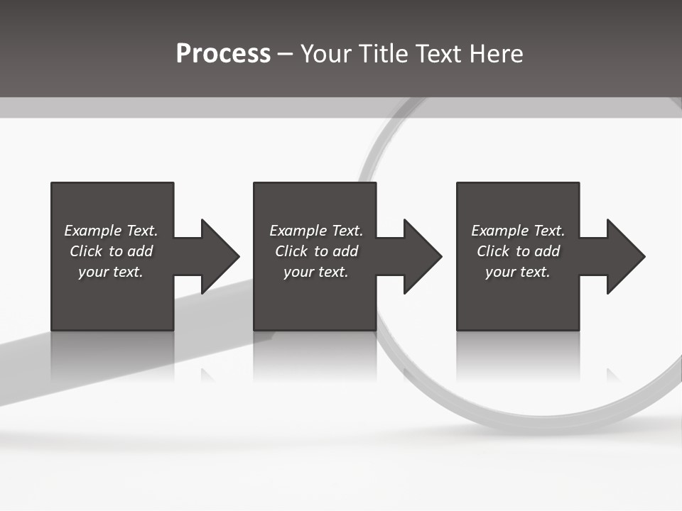 Magnify Detective Symbol PowerPoint Template