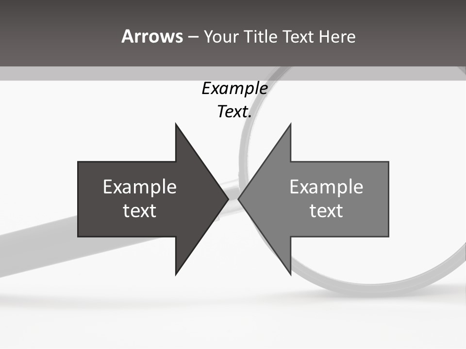 Magnify Detective Symbol PowerPoint Template