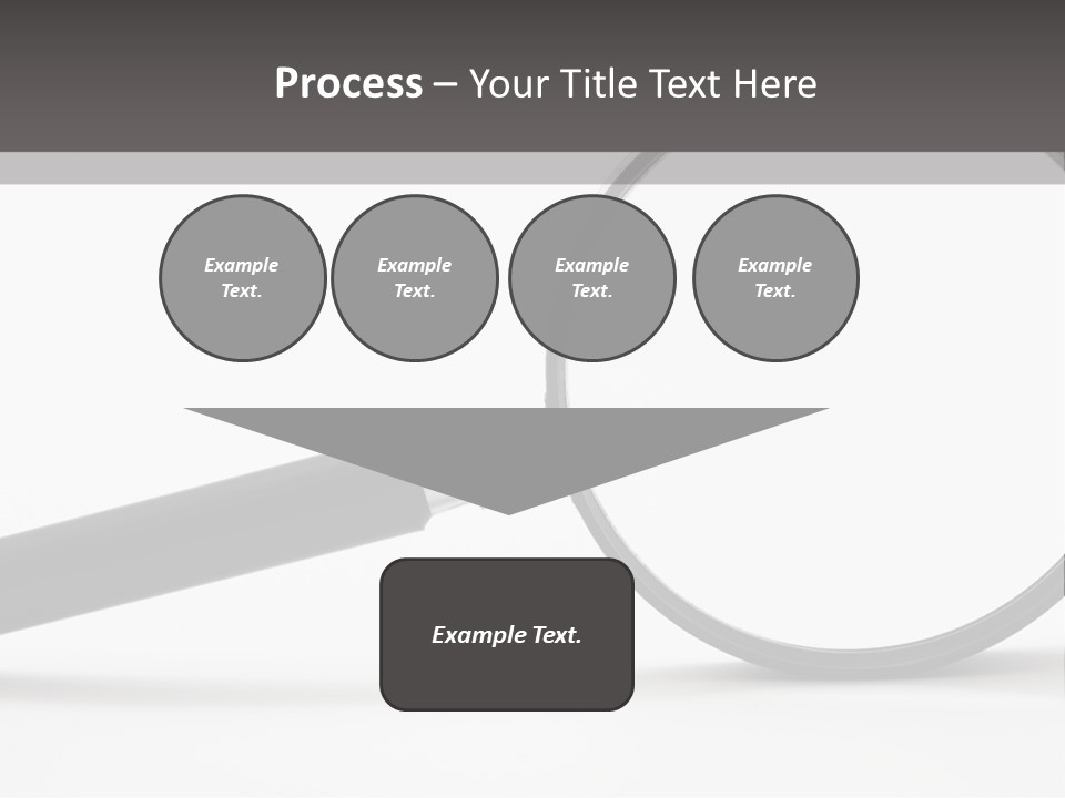 Magnify Detective Symbol PowerPoint Template