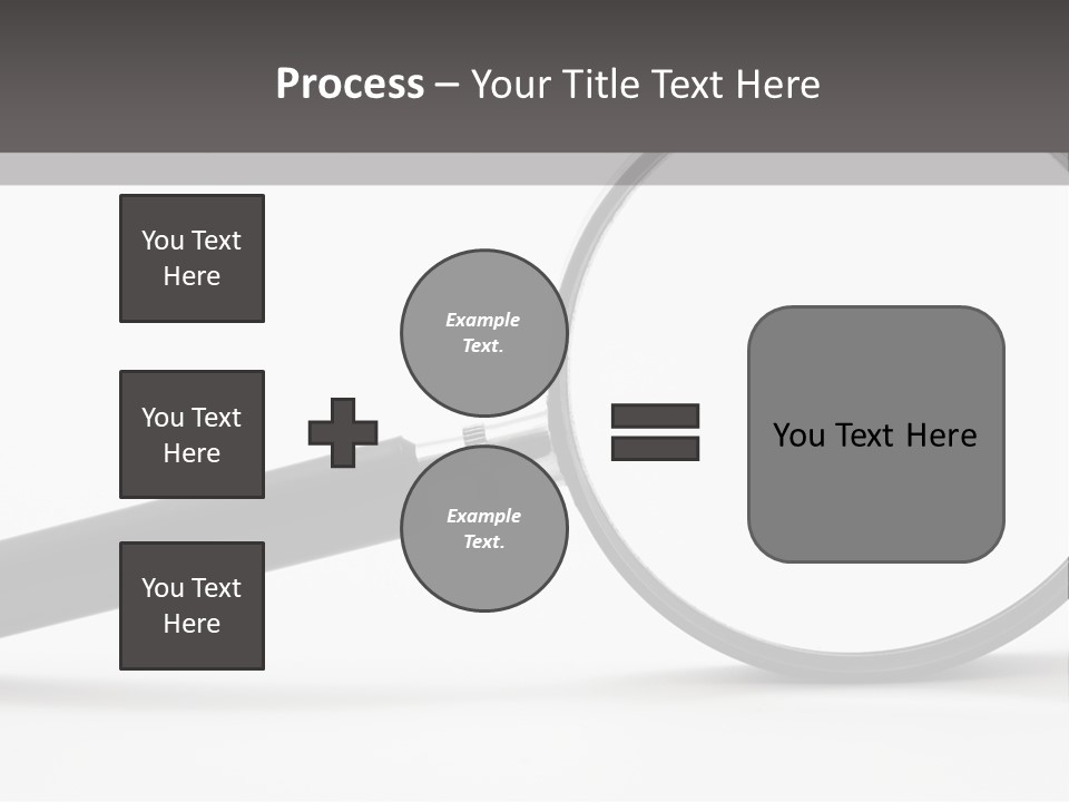 Magnify Detective Symbol PowerPoint Template