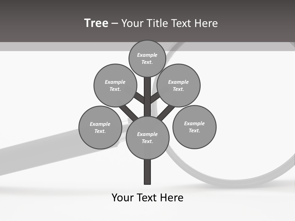 Magnify Detective Symbol PowerPoint Template