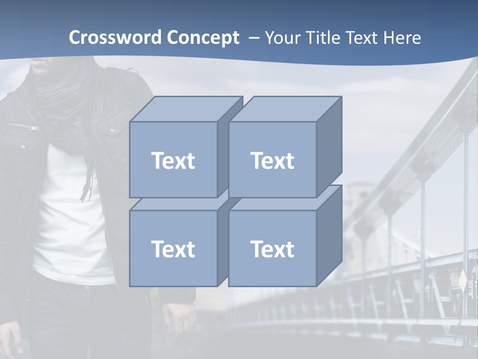 Downtown Attractive Jacket PowerPoint Template