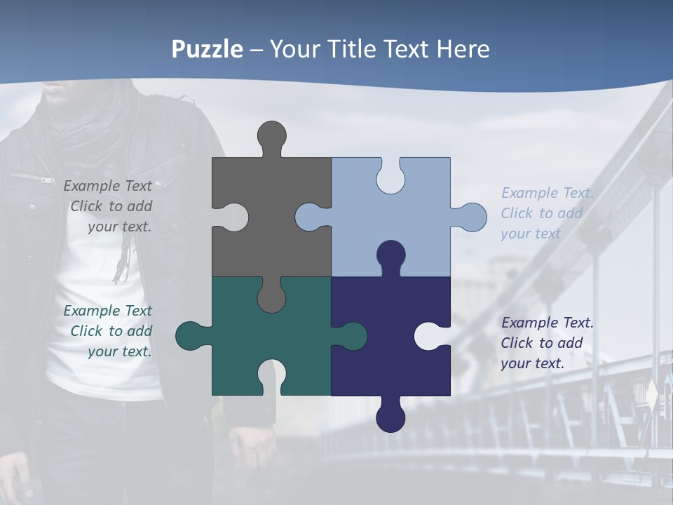 Downtown Attractive Jacket PowerPoint Template