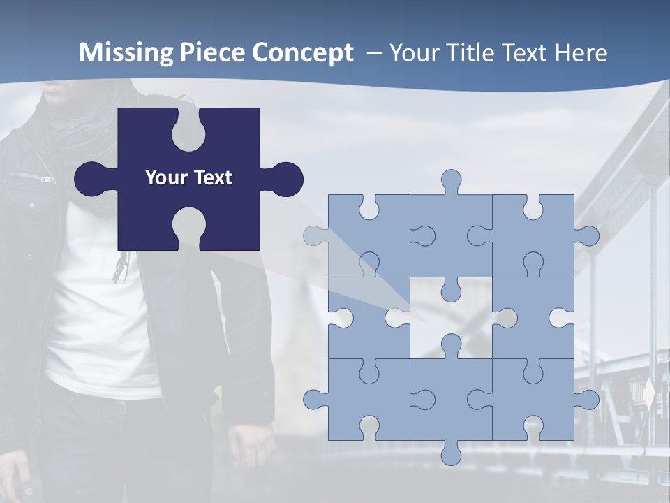 Downtown Attractive Jacket PowerPoint Template