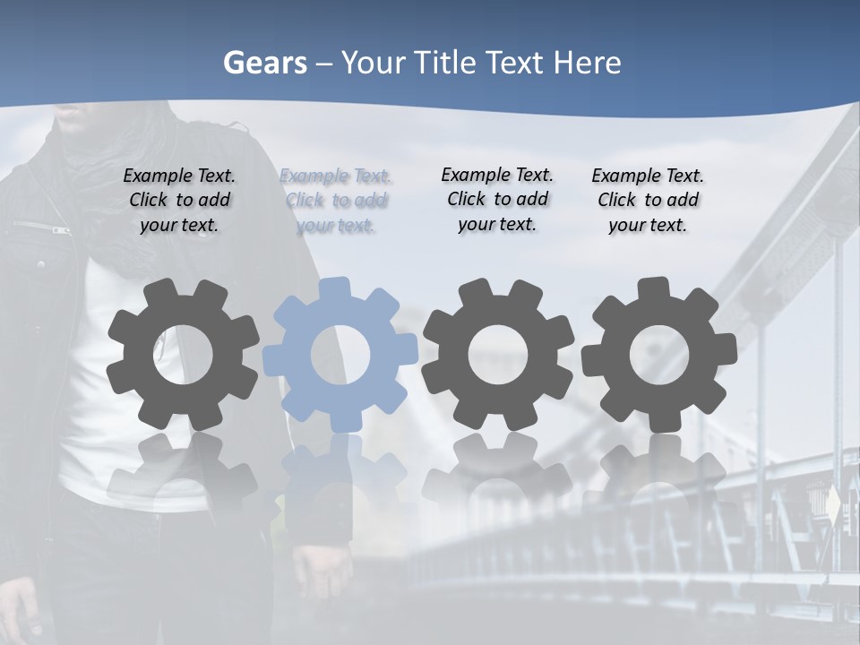 Downtown Attractive Jacket PowerPoint Template