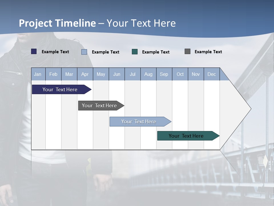 Downtown Attractive Jacket PowerPoint Template