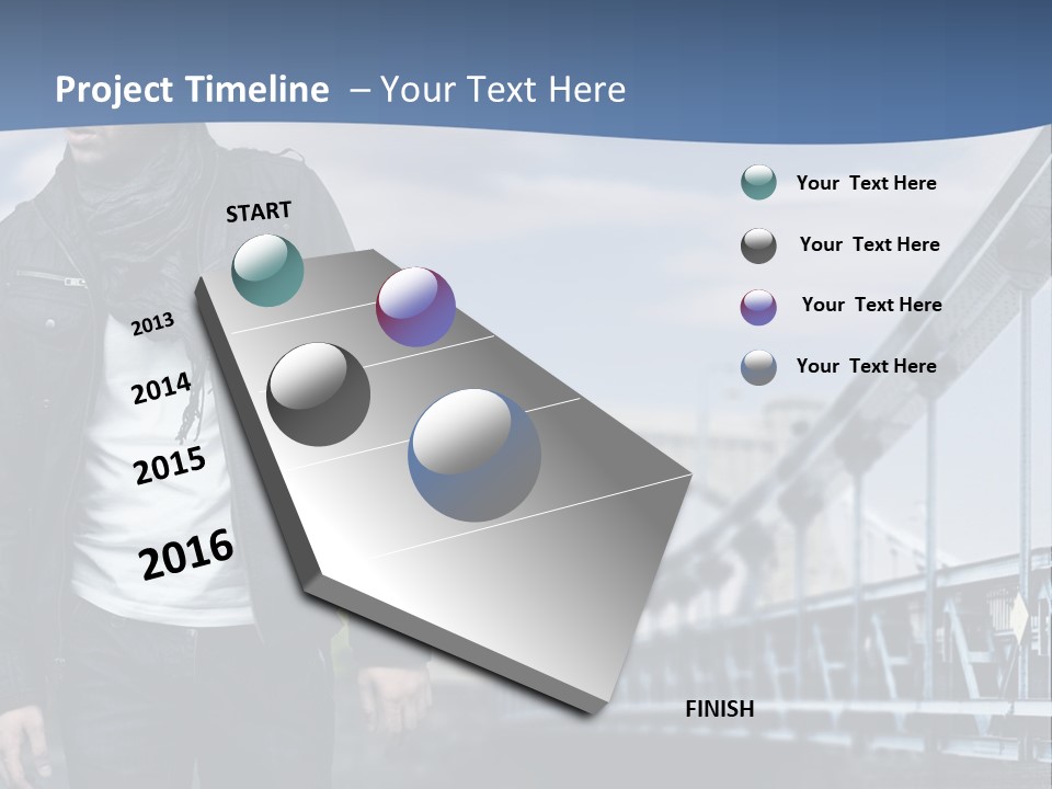 Downtown Attractive Jacket PowerPoint Template