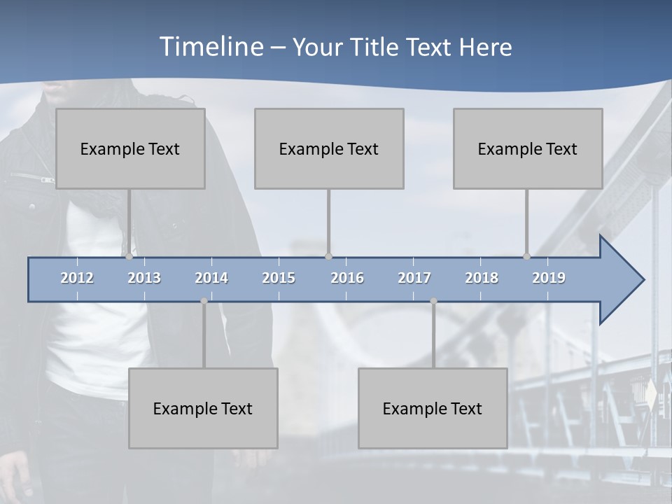Downtown Attractive Jacket PowerPoint Template