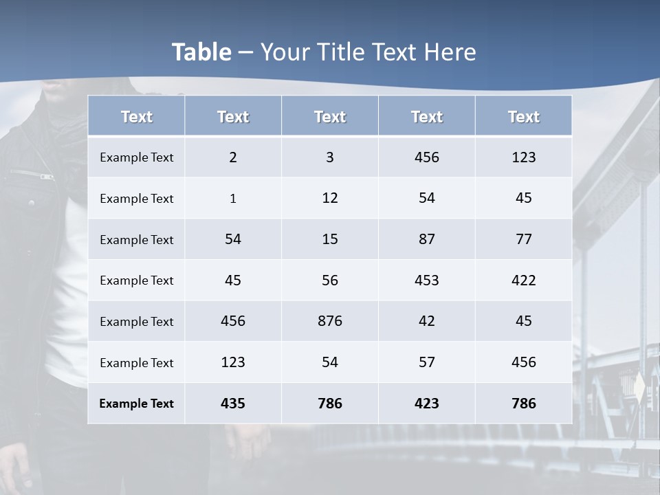 Downtown Attractive Jacket PowerPoint Template