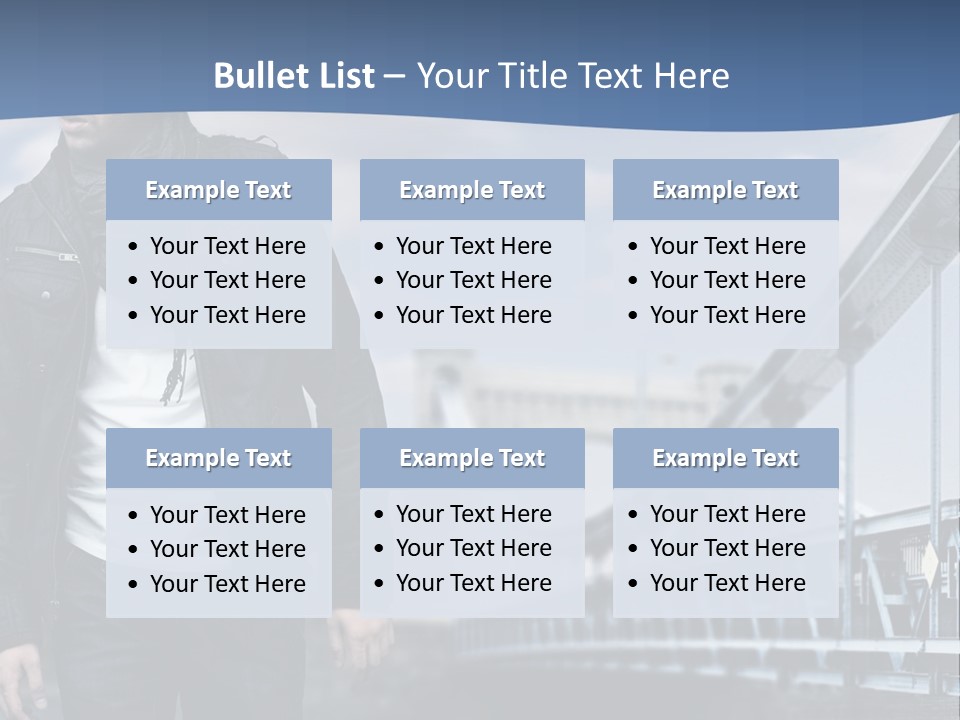 Downtown Attractive Jacket PowerPoint Template
