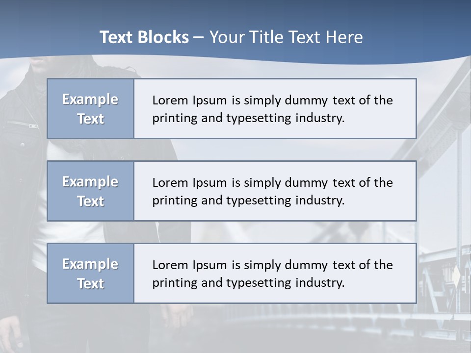 Downtown Attractive Jacket PowerPoint Template