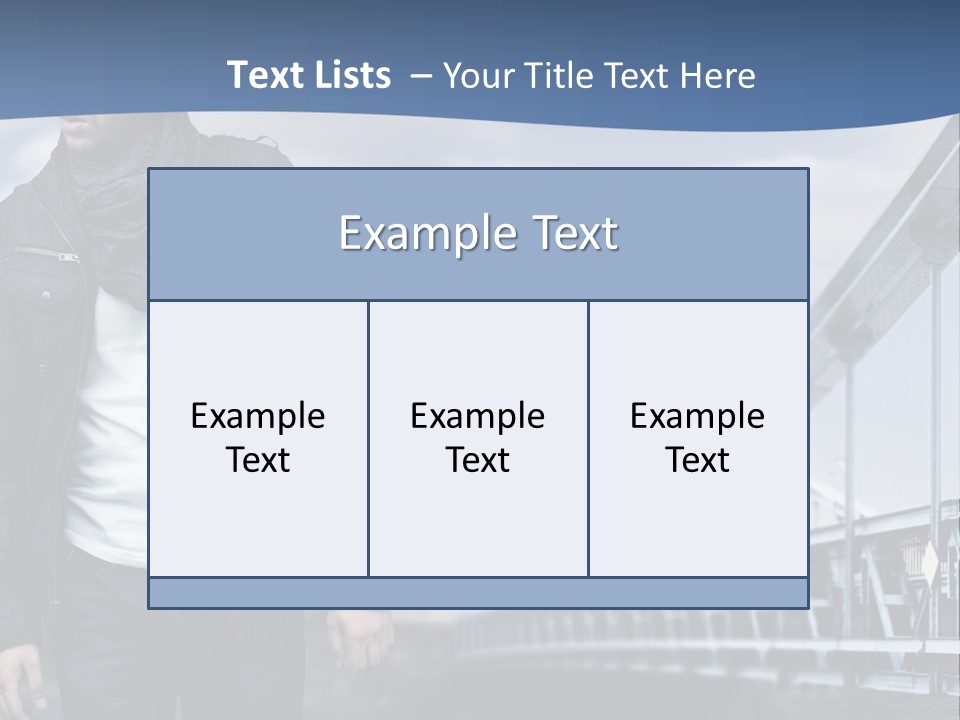Downtown Attractive Jacket PowerPoint Template