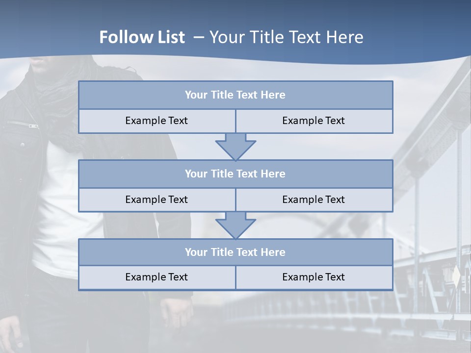 Downtown Attractive Jacket PowerPoint Template