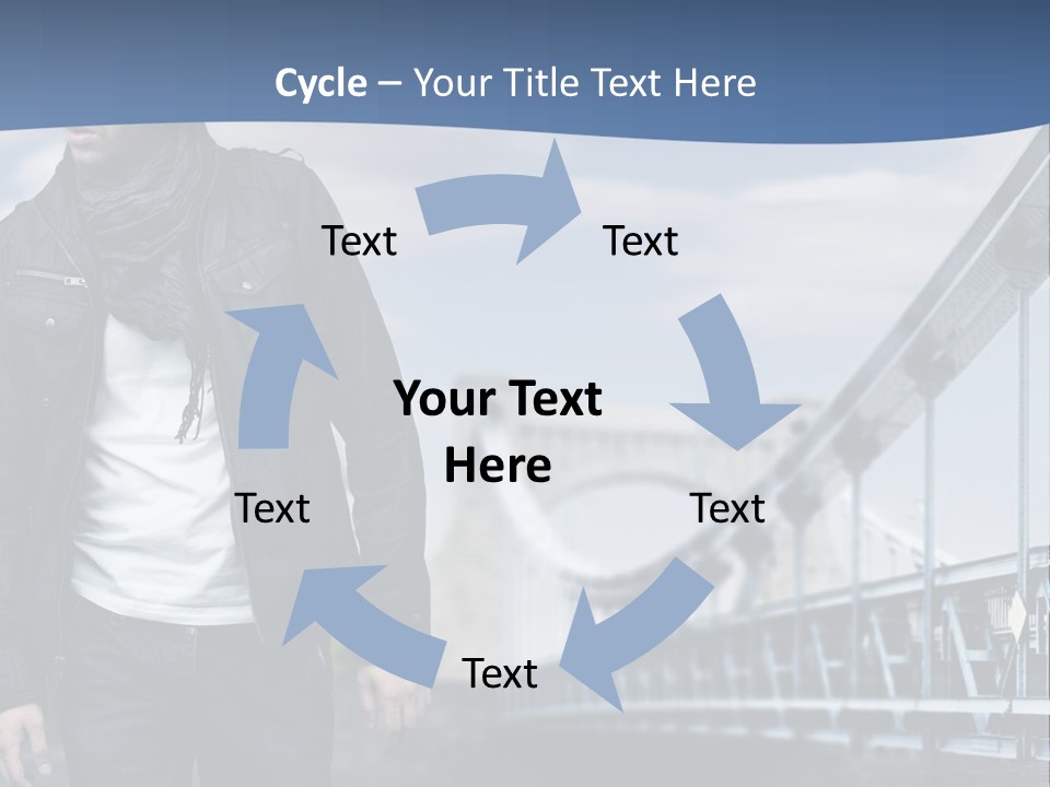 Downtown Attractive Jacket PowerPoint Template