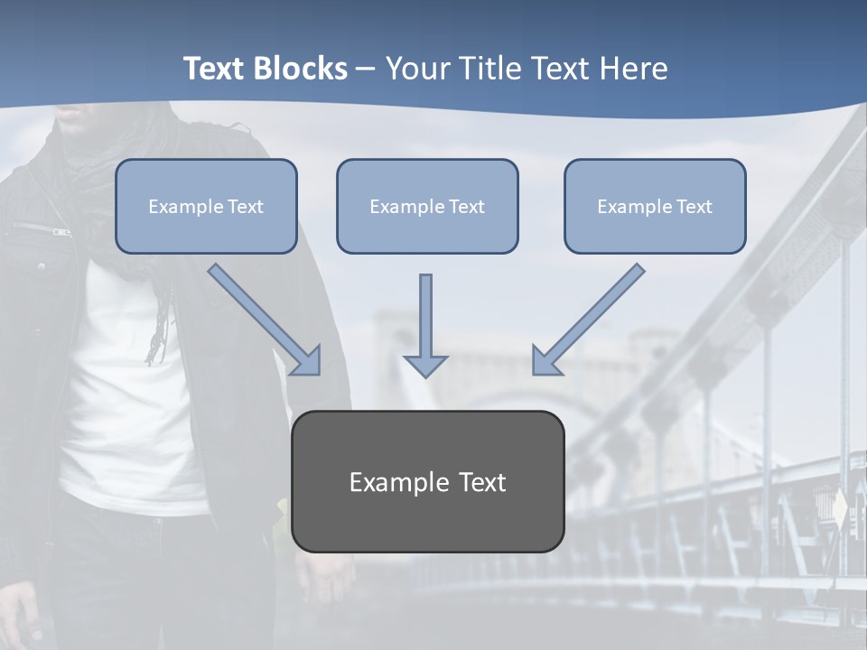 Downtown Attractive Jacket PowerPoint Template