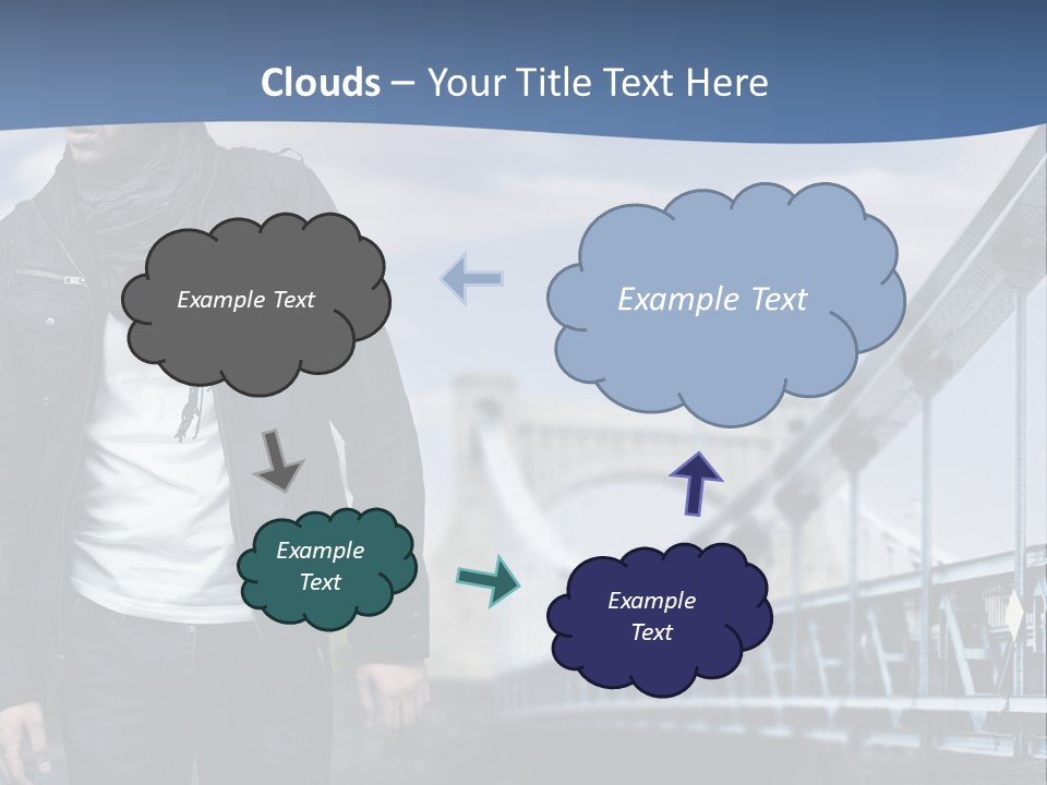 Downtown Attractive Jacket PowerPoint Template