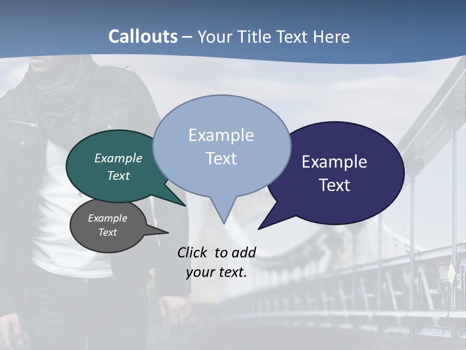 Downtown Attractive Jacket PowerPoint Template