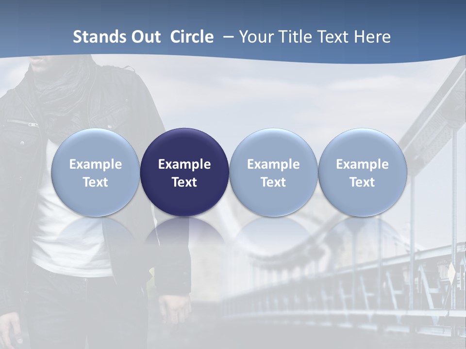 Downtown Attractive Jacket PowerPoint Template