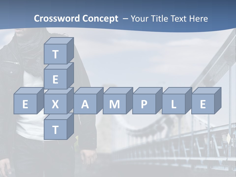 Downtown Attractive Jacket PowerPoint Template