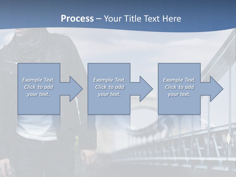 Downtown Attractive Jacket PowerPoint Template