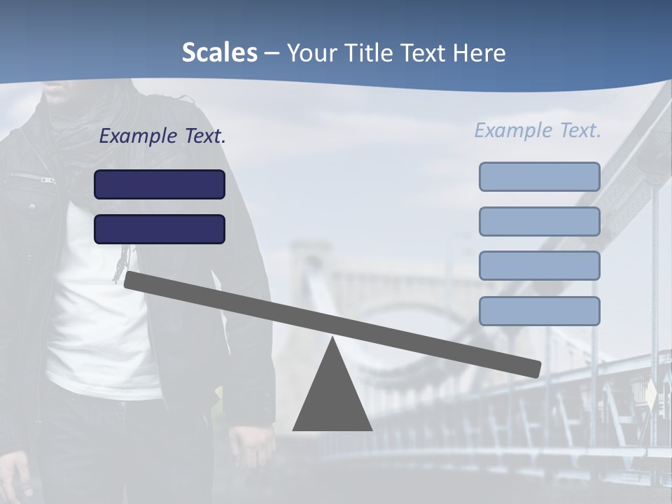 Downtown Attractive Jacket PowerPoint Template