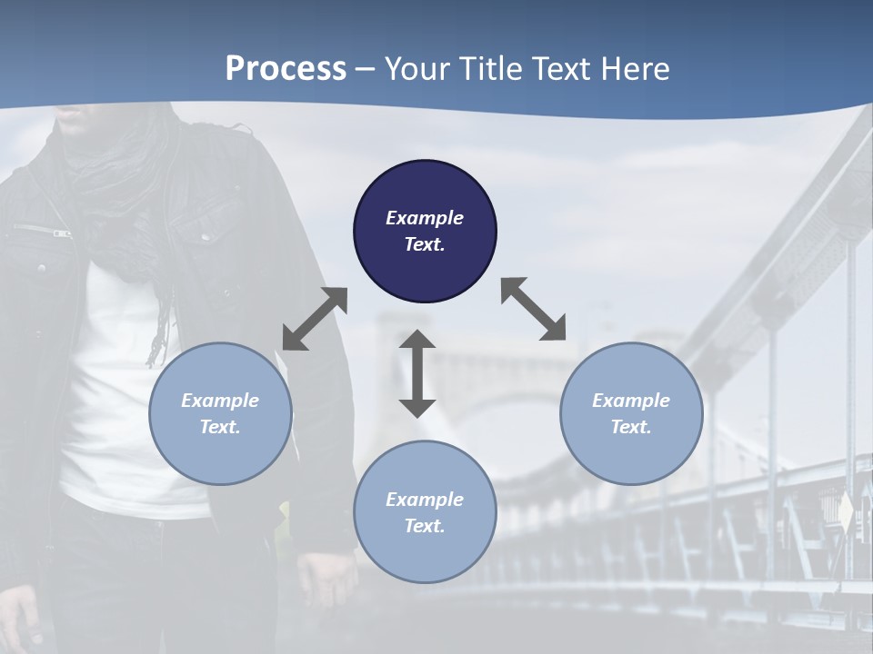 Downtown Attractive Jacket PowerPoint Template