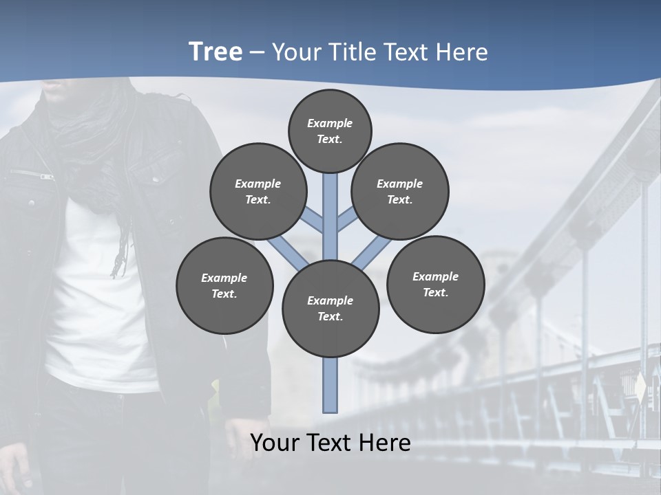 Downtown Attractive Jacket PowerPoint Template