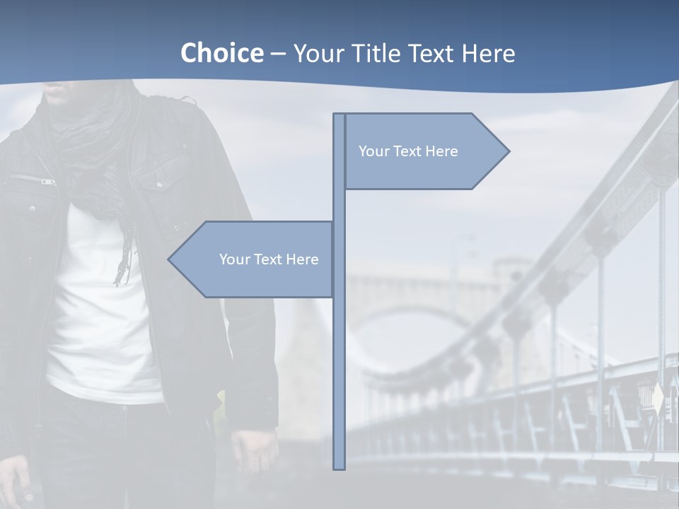 Downtown Attractive Jacket PowerPoint Template