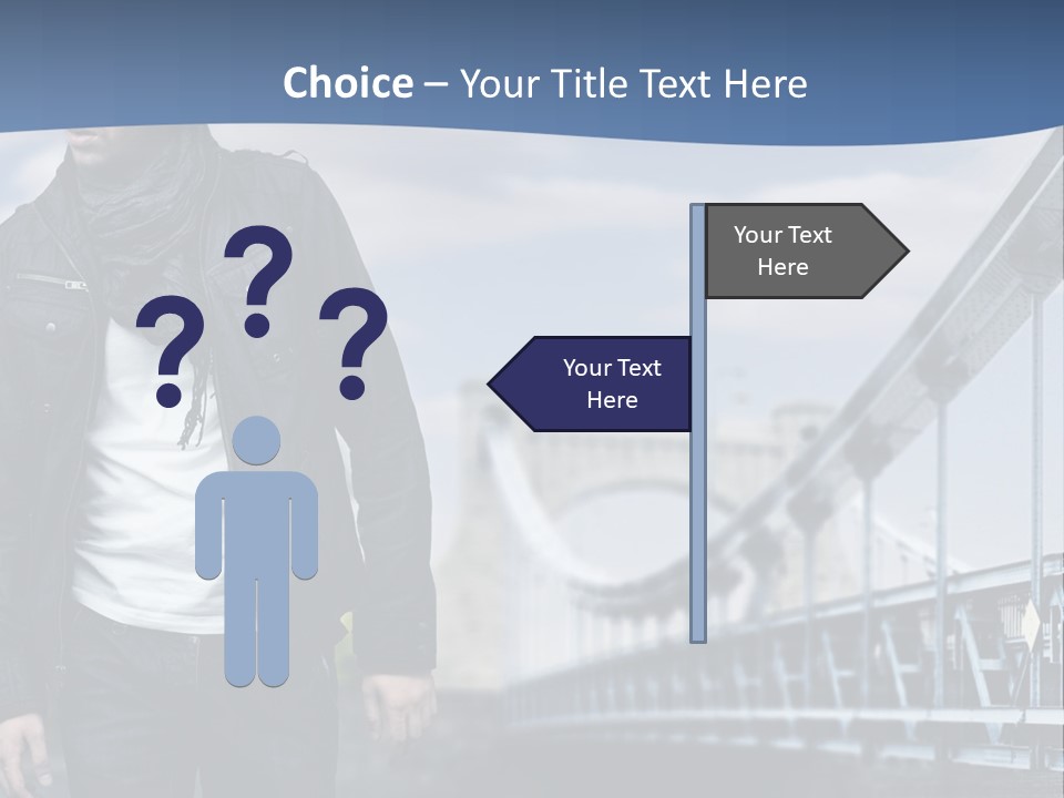 Downtown Attractive Jacket PowerPoint Template