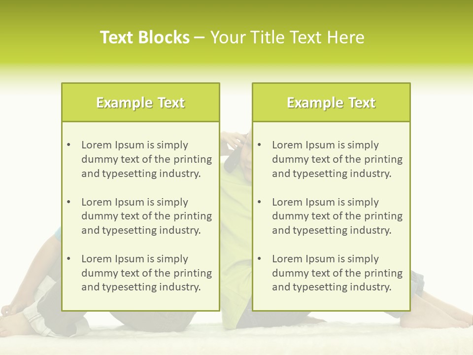 Back Togetherness Care PowerPoint Template