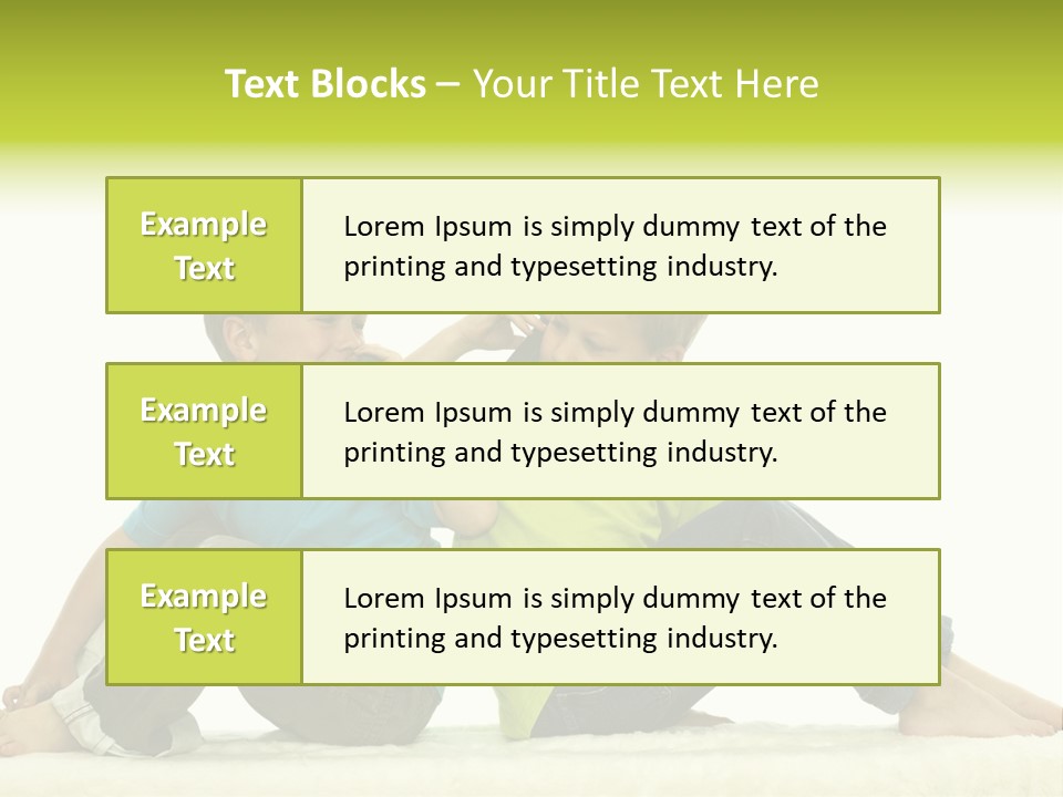 Back Togetherness Care PowerPoint Template