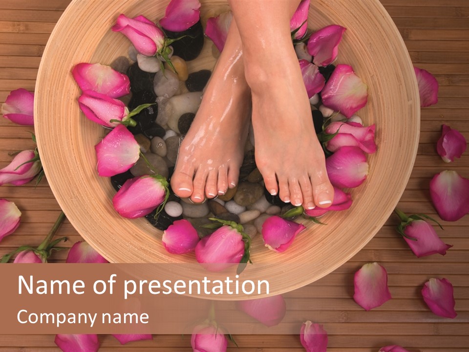 Botany Relaxation Petal PowerPoint Template