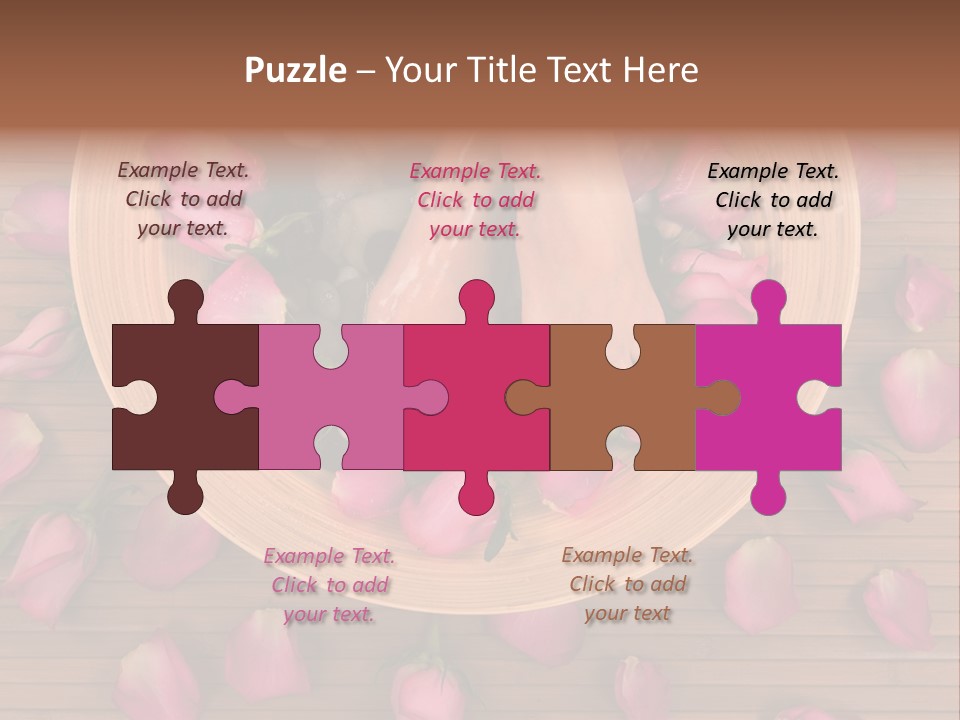 Botany Relaxation Petal PowerPoint Template